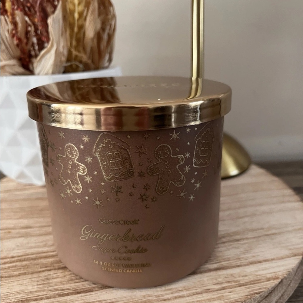 Goose Creek 3 Wick Candle Gingerbread Sugar Cookie 14.5